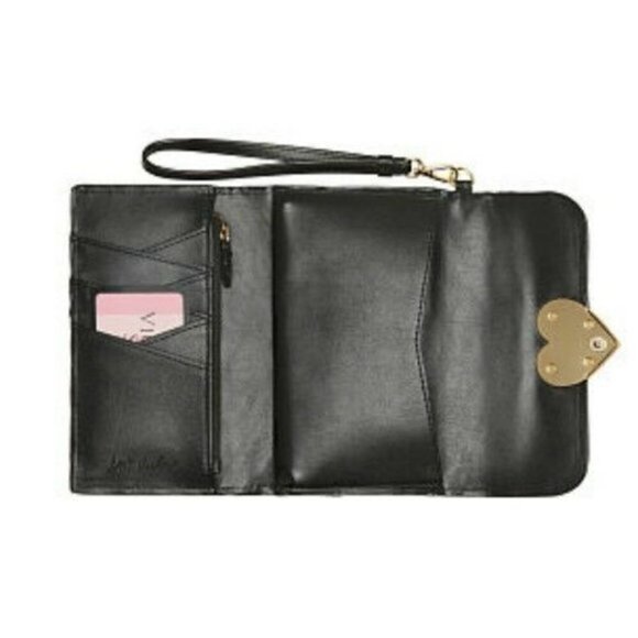 Victoria's Secret bag valentines Wristlet Purse hearts stripes - Picture 8 of 9